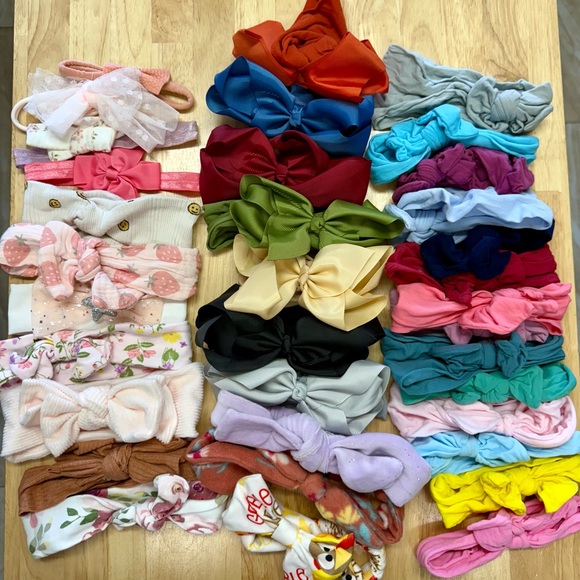 Variety Baby/Toddler Headband Bow Set of 35 - Picture 1 of 5